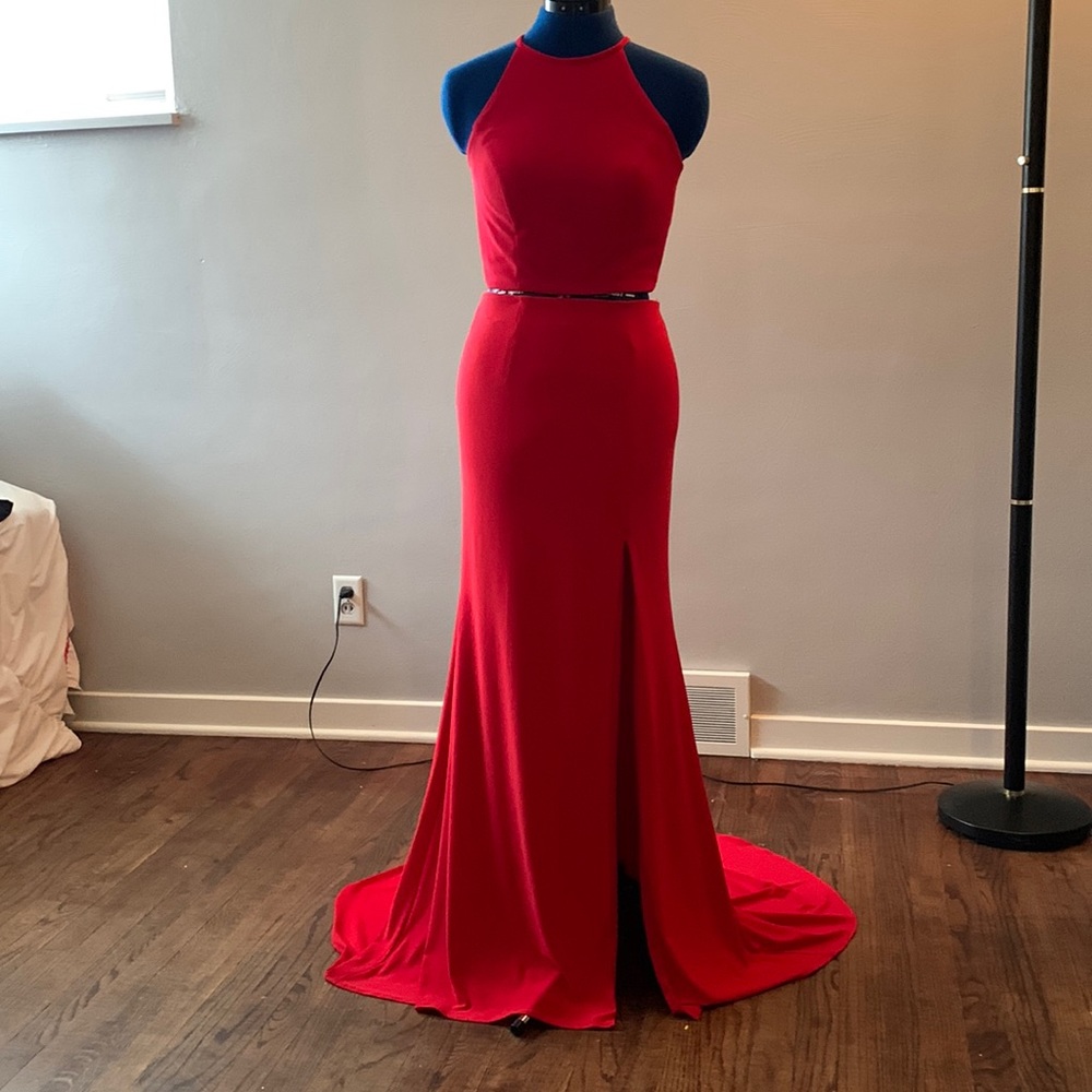 Sherri Hill Two Piece Prom Dress Size 4